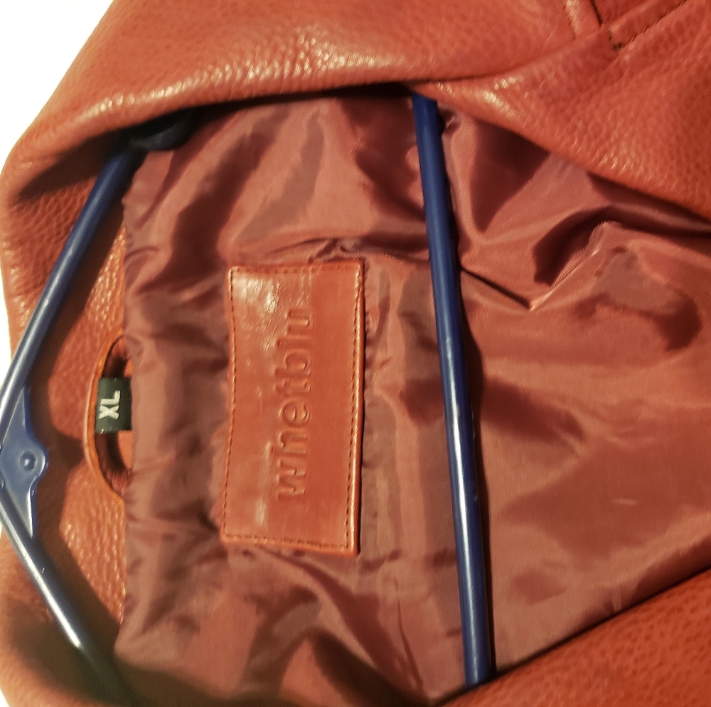 Womans Leather Motorcycle Jacket - image 5